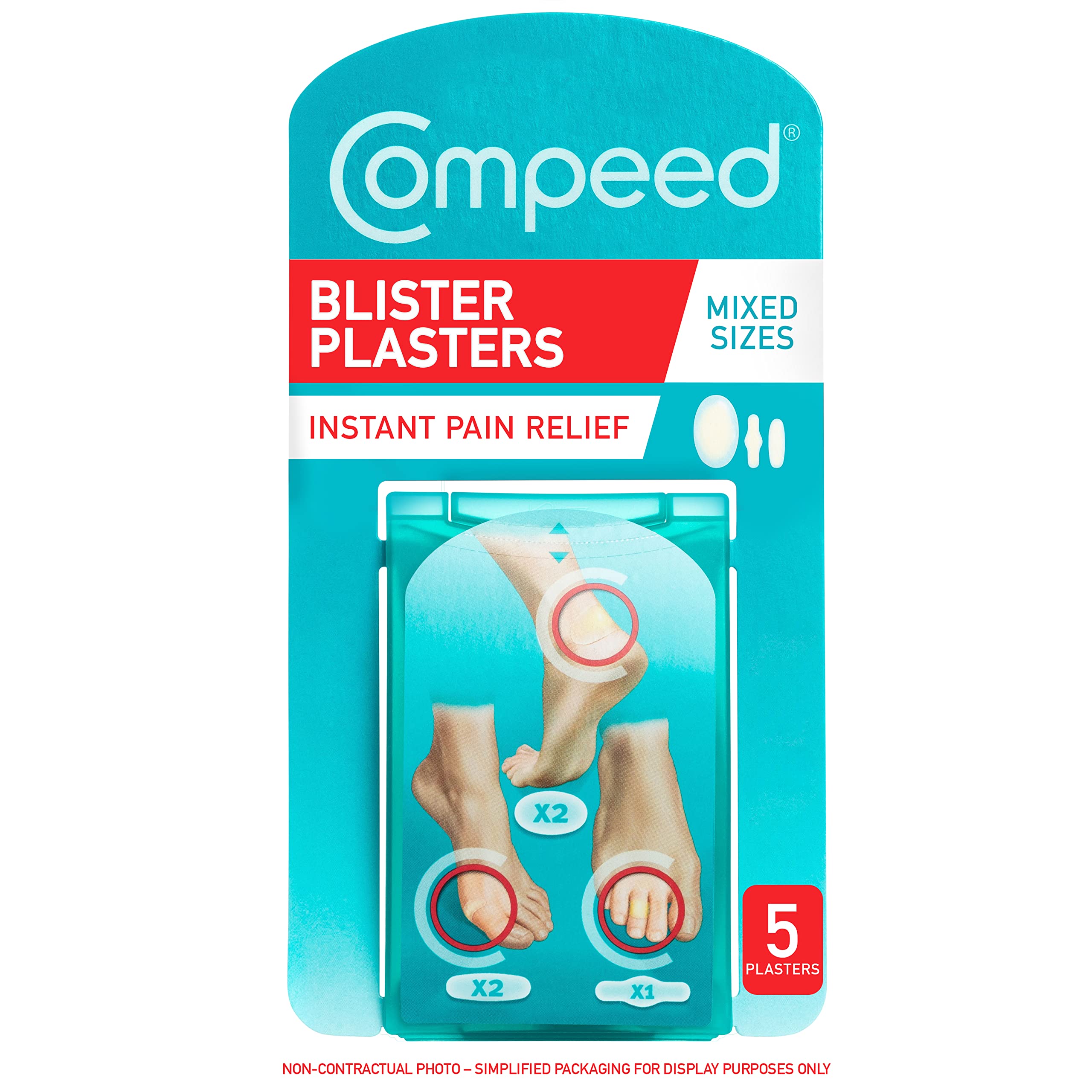 Compeed 5 Mixed Size Blister Plasters