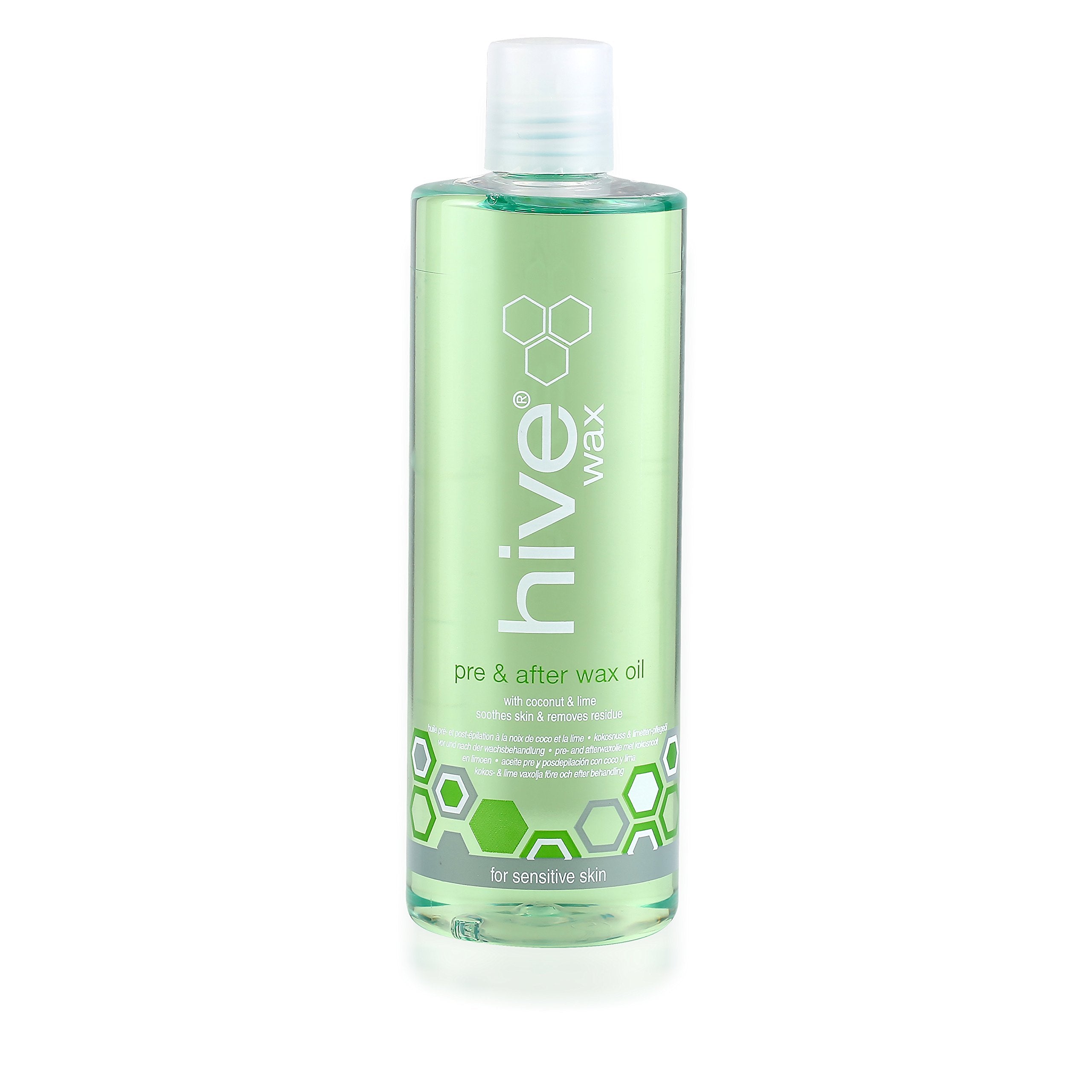 Hive of Beauty Pre and After Wax Oil with Coconut and Lime, 400 ml