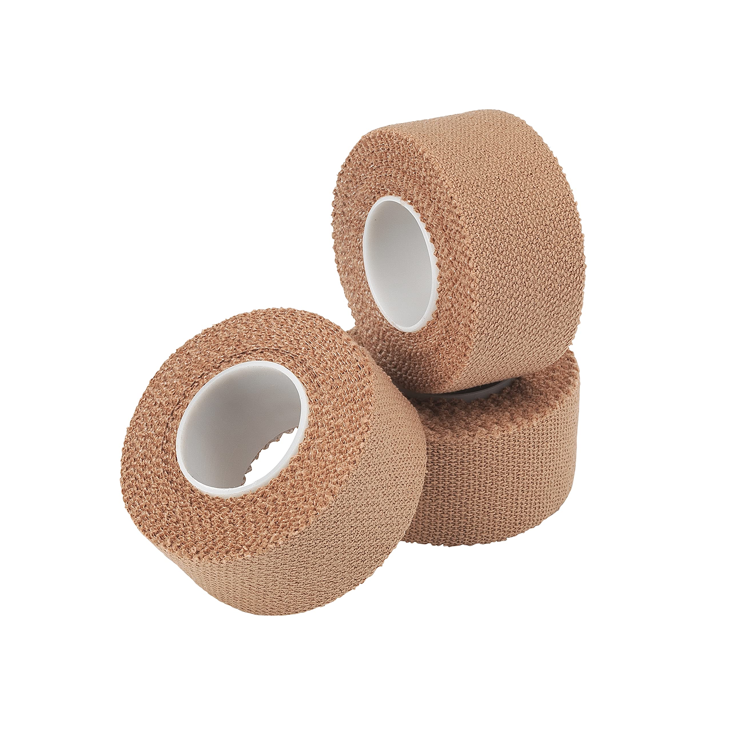 HypaBand Tan EAB First Aid Tape Tearable Strapping First Aid Tape, Small (2.5 cm x 4.5 m) - Pack of 3 Rolls