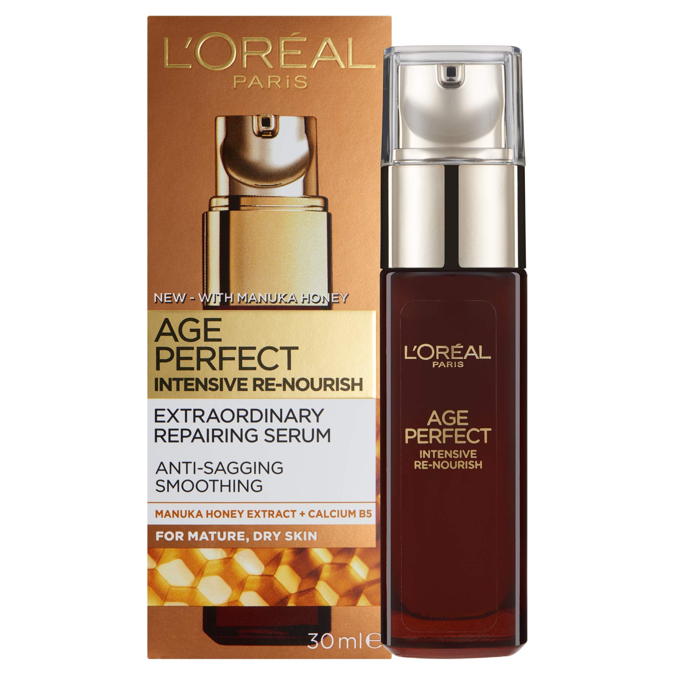 L'Oreal Paris Age Perfect Intensive Renourish Manuka Honey Serum for Dry Skin 30 ml