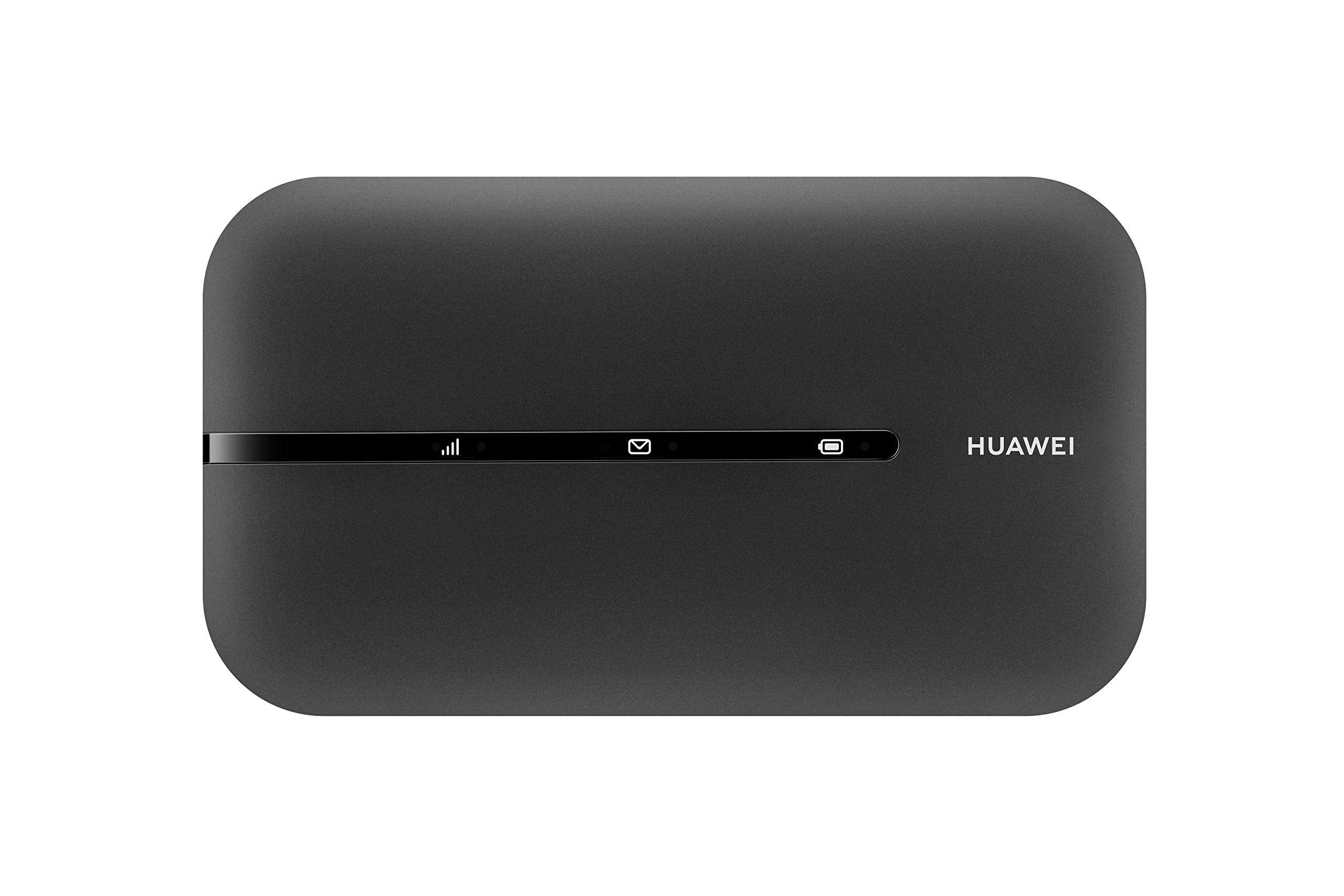 Huawei E5783 (Black) 300Mbps CAT 7 4G/LTE Travel Mobile Wi-Fi Hotspot. Works with any Sim Card Worldwide. Connect 16 Wireless devices. No config required (Renewed) (E5783B-230 (1500mAh Battery))