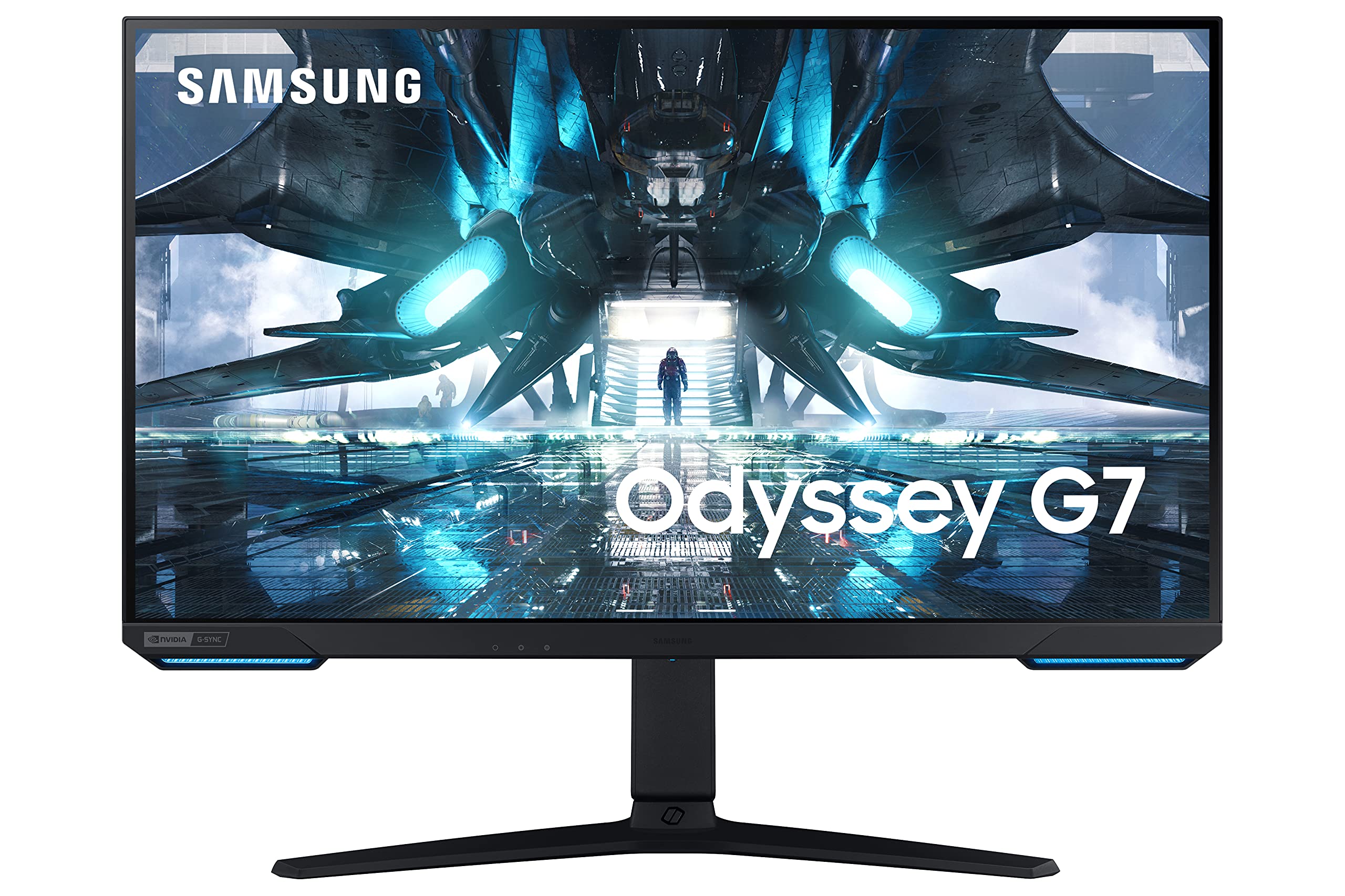 Samsung Odyssey AG700 LS28AG700NUXXU 28 Inch 4K UHD Gaming monitor with HDMI 2.1 - 144 Hz, 1ms, 3840x2160, HDR400, HDMI 2.1, USB Hub, Displayport
