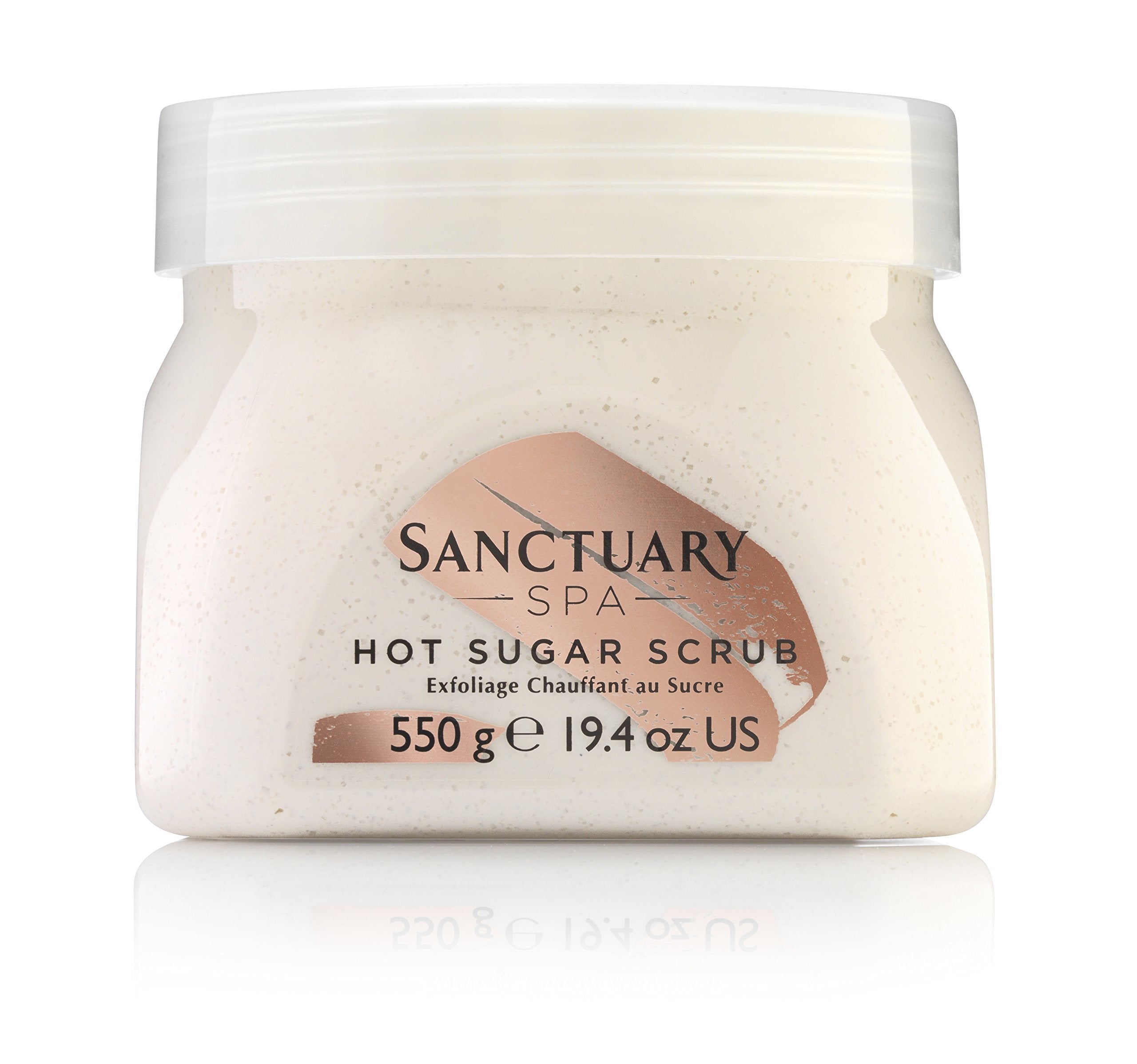 Sanctuary Spa Body Scrub, Hot Sugar Scrub, Exfoliating, Vegan and Cruelty Free 550g