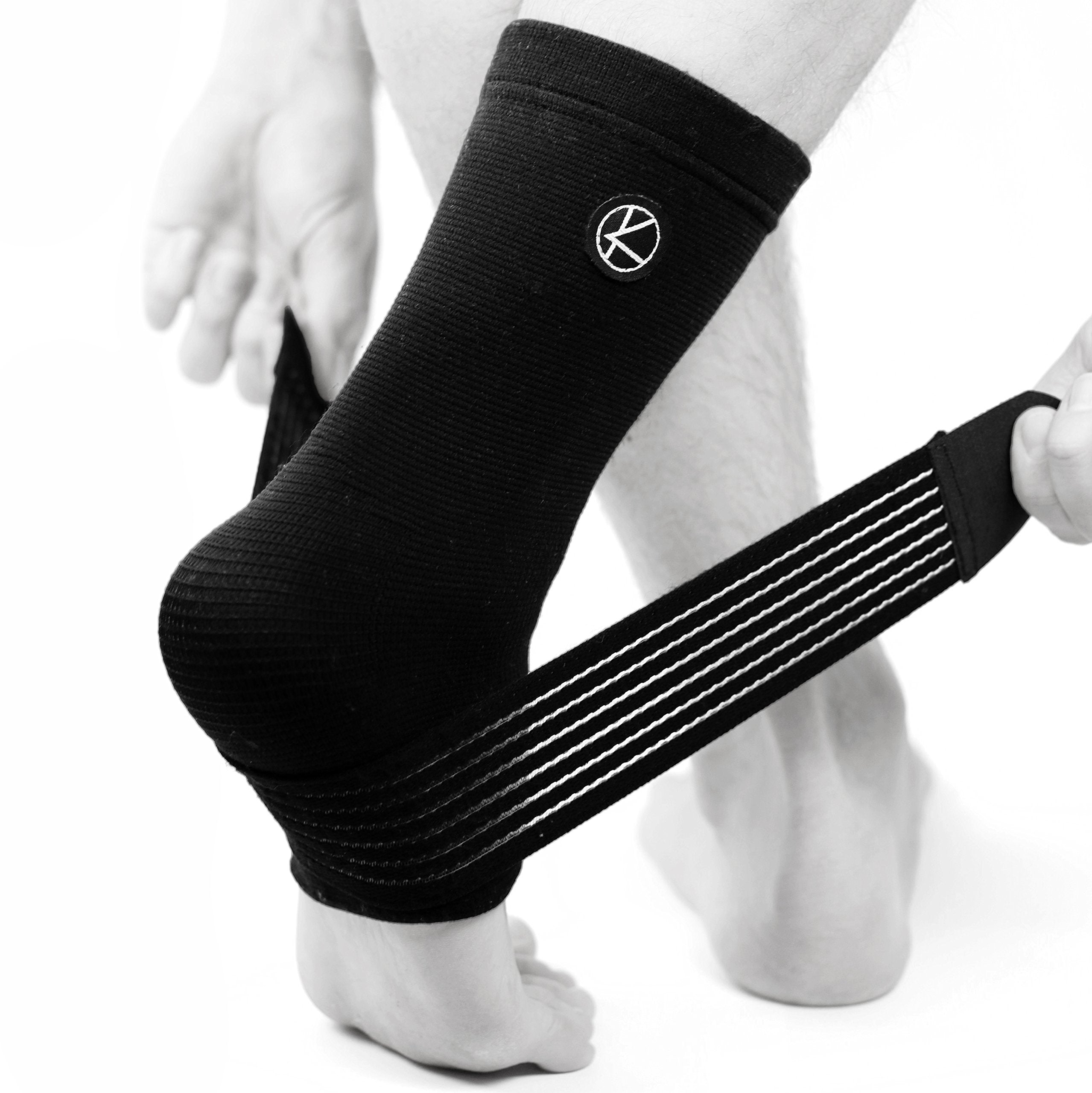Achilles Tendonitis Brace - Ankle Sleeve for Plantar Fasciitis with Compression Wrap -Ankle Support for Women, Men, Pain, Sprained Ankle, Heel Spur, Arch Support, Swelling, Tendon, Kids