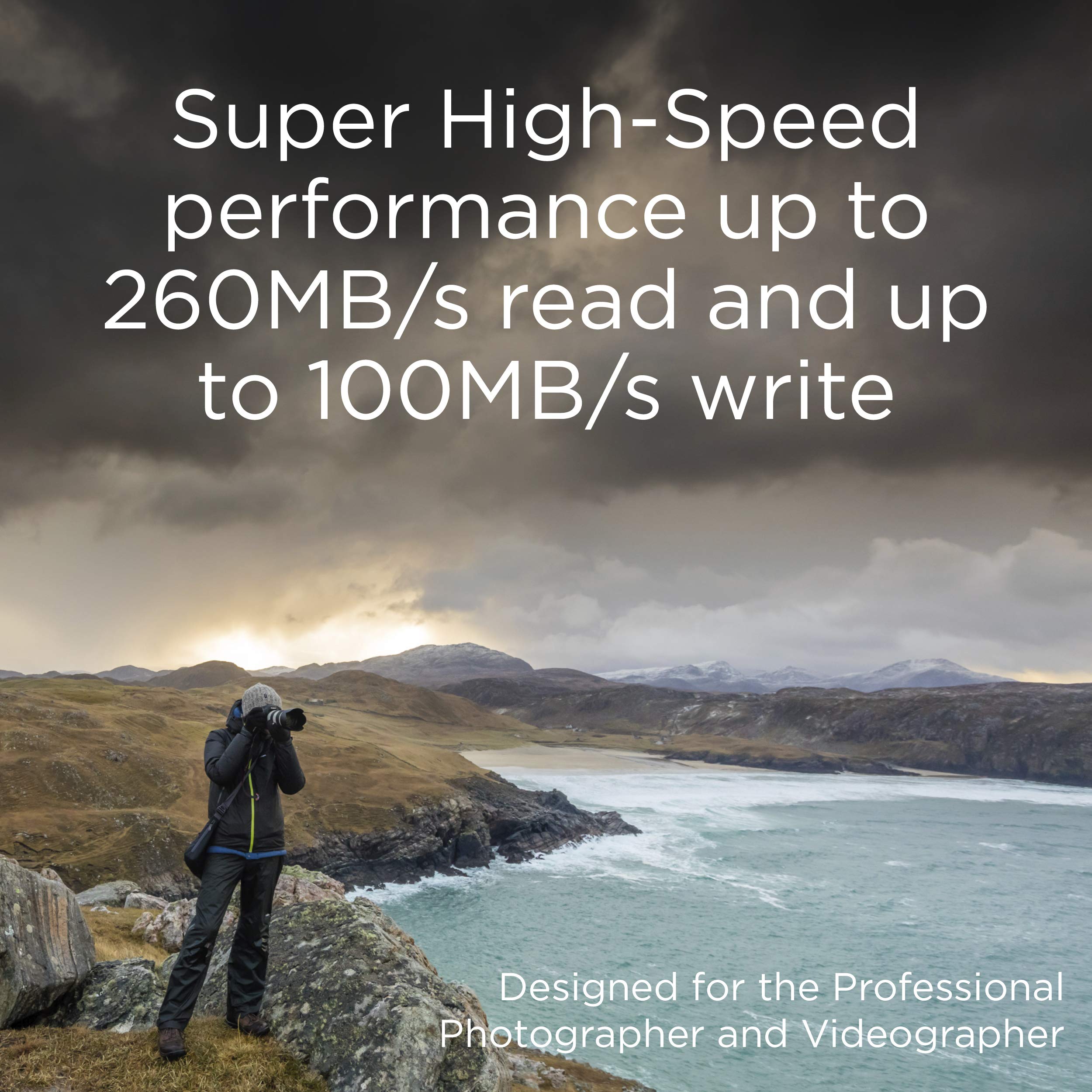 Integral 128GB UHS-II SD Card V60 Up to 260MBs Read and 100MBs Write Speed 1733X SDXC Professional High Speed Memory Card