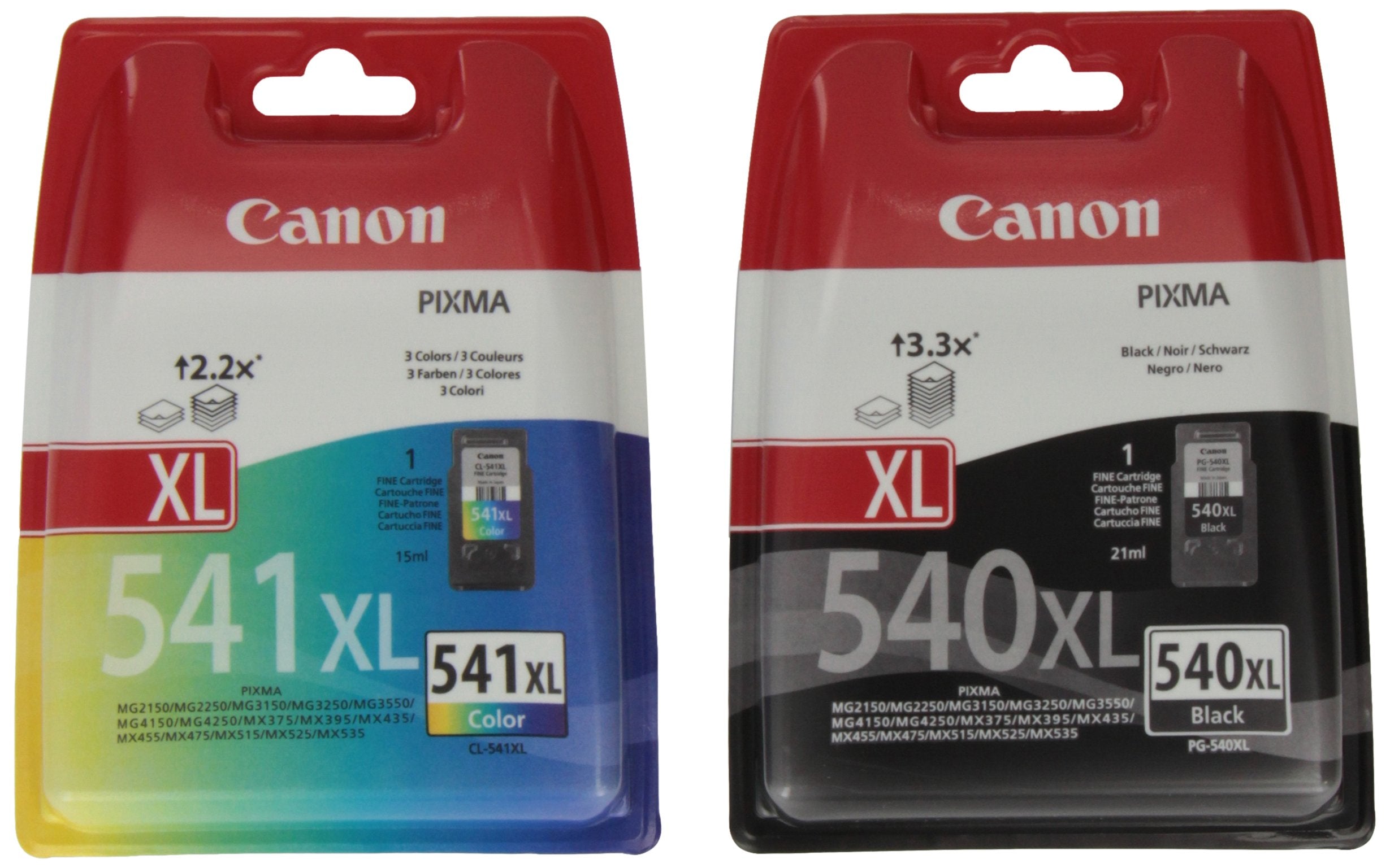 Canon PG540XL-CL541XL Original Ink Cartridges for Black and Colour