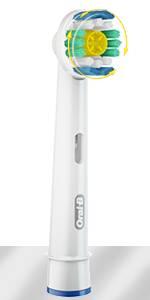 Oral-B Trizone Electric Toothbrush Head, Pack of 4, Plaque Remover, 3 Bristle Zones for Deep Cleaning, White