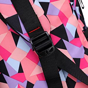 Geometric-Print Children's Backpack for Girls-Boys Middle-School Kids Elementary Bookbags