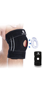 Knee Support for Women 1 PCS, Adjustable Knee Support Brace for Women with Patella Gel Pad, Breathable Knee Supports for Arthritis/Ligament Damage, Knee Brace for Running/Weight Lifting by MAYKI
