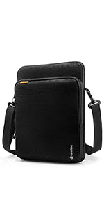 tomtoc Portfolio Case for iPad Pro 12.9-inch 2021/2020/2018, Protective Sleeve with Accessories Pocket, Carrying Storage Bag for iPad Pencil/Adapter/Hubs/Cables/Magic Keyboard, Fits Surface Pro 12.3