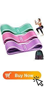 Autkors Resistance Bands, Fabric Exercise Bands Set, Non-Slip Workout Booty Bands for Legs & Butt, 3 Resistance Levels Fitness Bands for Women/Men, Ideal for Yoga/Pilates/Fitness/Squats/Glute Bridge