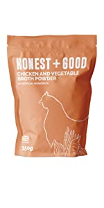 Honest + Good UK's Beef Bone Broth Powder | 35 Servings | Grass Fed | Hair Skin Gut | 8500mg Type I & III Collagen High Protein | UK Made | No Seasoning Neutral Flavour