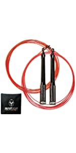 Speed Skipping Rope Adult for Women and Men - Premium Jump Rope w/ High Spec Aluminium for Advance Fitness - Beast Rope Elite by Beast Gear for Boxing, MMA, HIIT, Strength Training & Double Unders