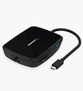 Sabrent USB 3.0 to SATA External Hard Drive Lay-Flat Docking Station for 2.5 or 3.5in HDD, SSD [Support UASP] (EC-DFLT)