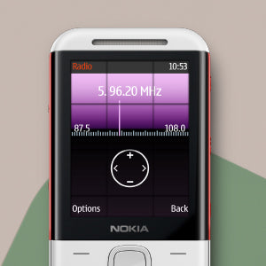 Nokia 5310 2.4 Inch 8 MB UK SIM-Free 2G Feature Phone (Dual Sim) - Black/Red