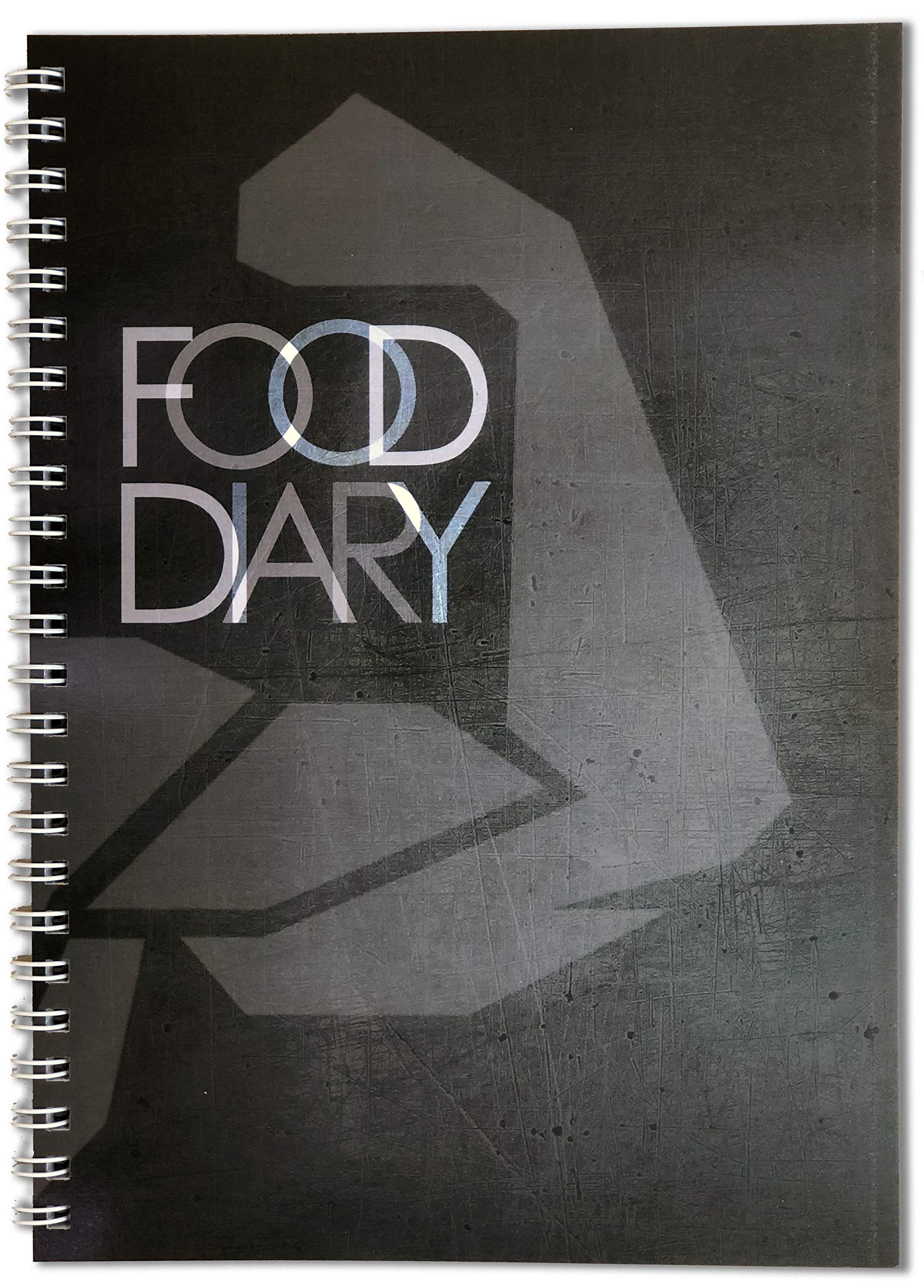 Food Diary Slimming World Compatible | Diet Planner | Food Log Journal | Personal Weight Loss Diary (Black)