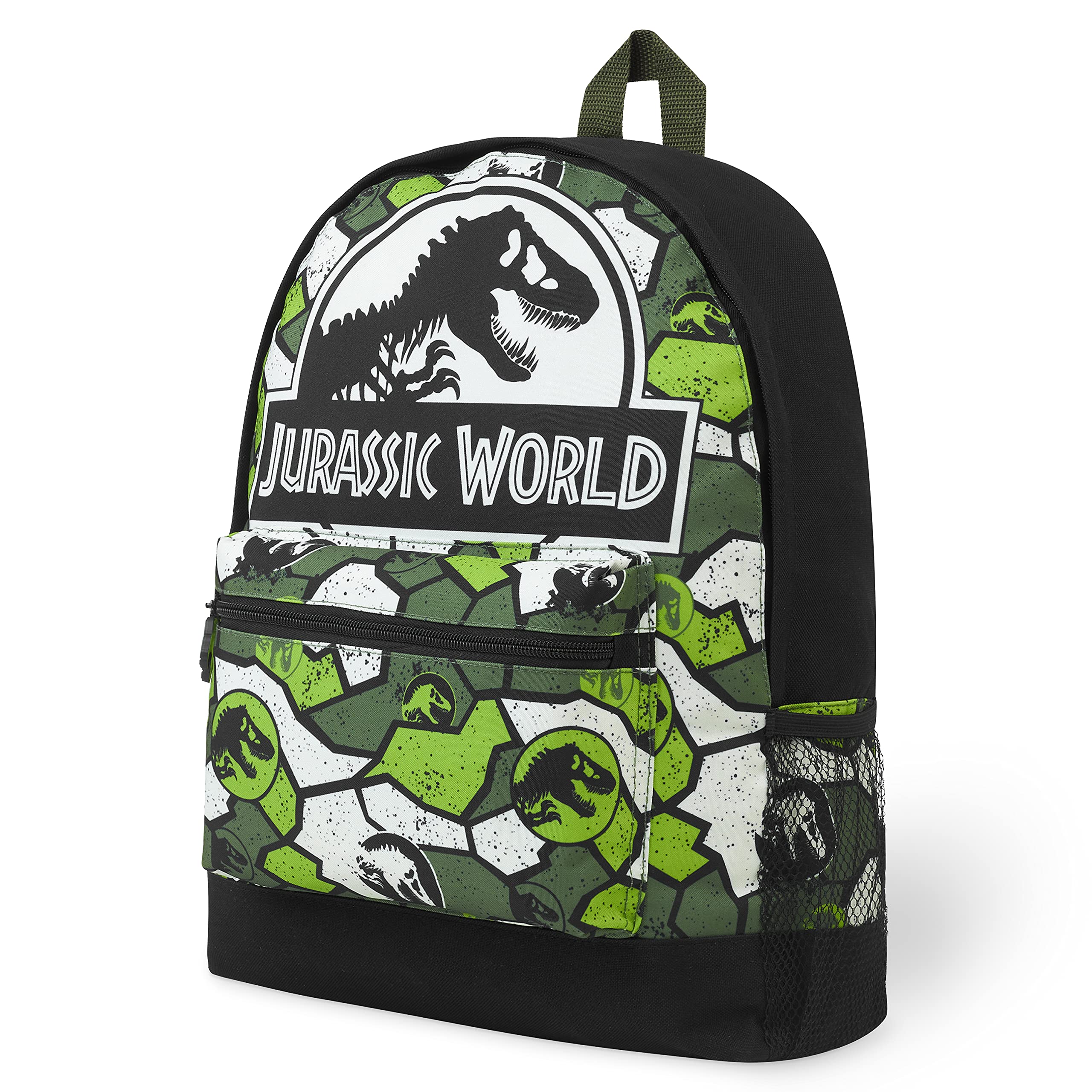 Jurassic World School Bag, Jurassic Park Kids Backpack With Camouflage Print, Indominus Rex Rucksack Backpack For School Travel, Dinosaur Gifts For Boys Girls Teens