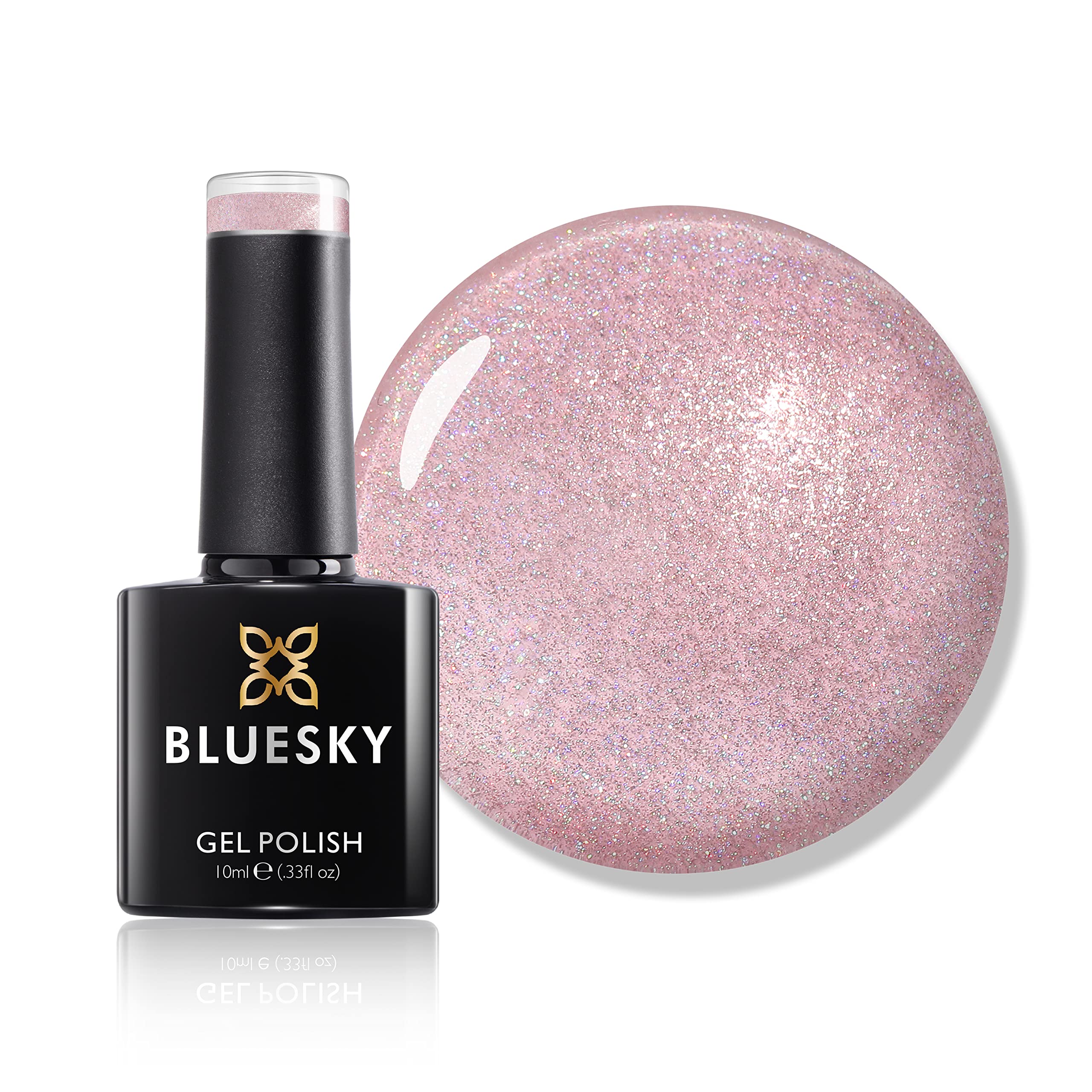 Bluesky Gel Nail Polish, Dreams Do Come True Ch12, Pink, Long Lasting, Chip Resistant, 10 ml (Requires Drying Under UV LED Lamp)