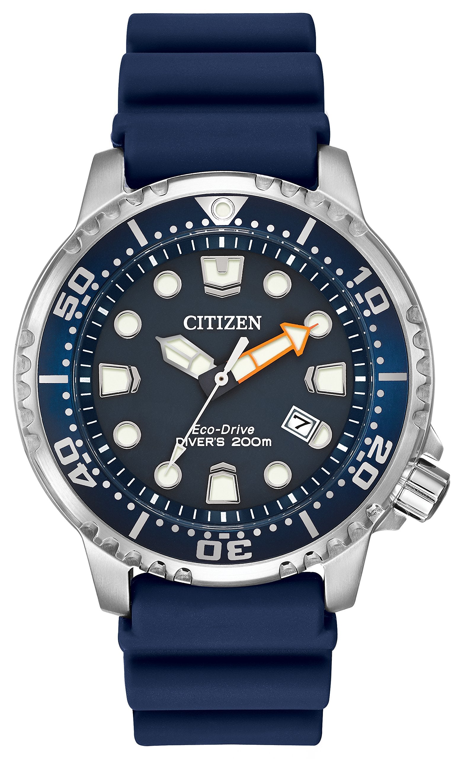 Citizen Men's Promaster Diver Solar Powered Watch with Rubber Strap