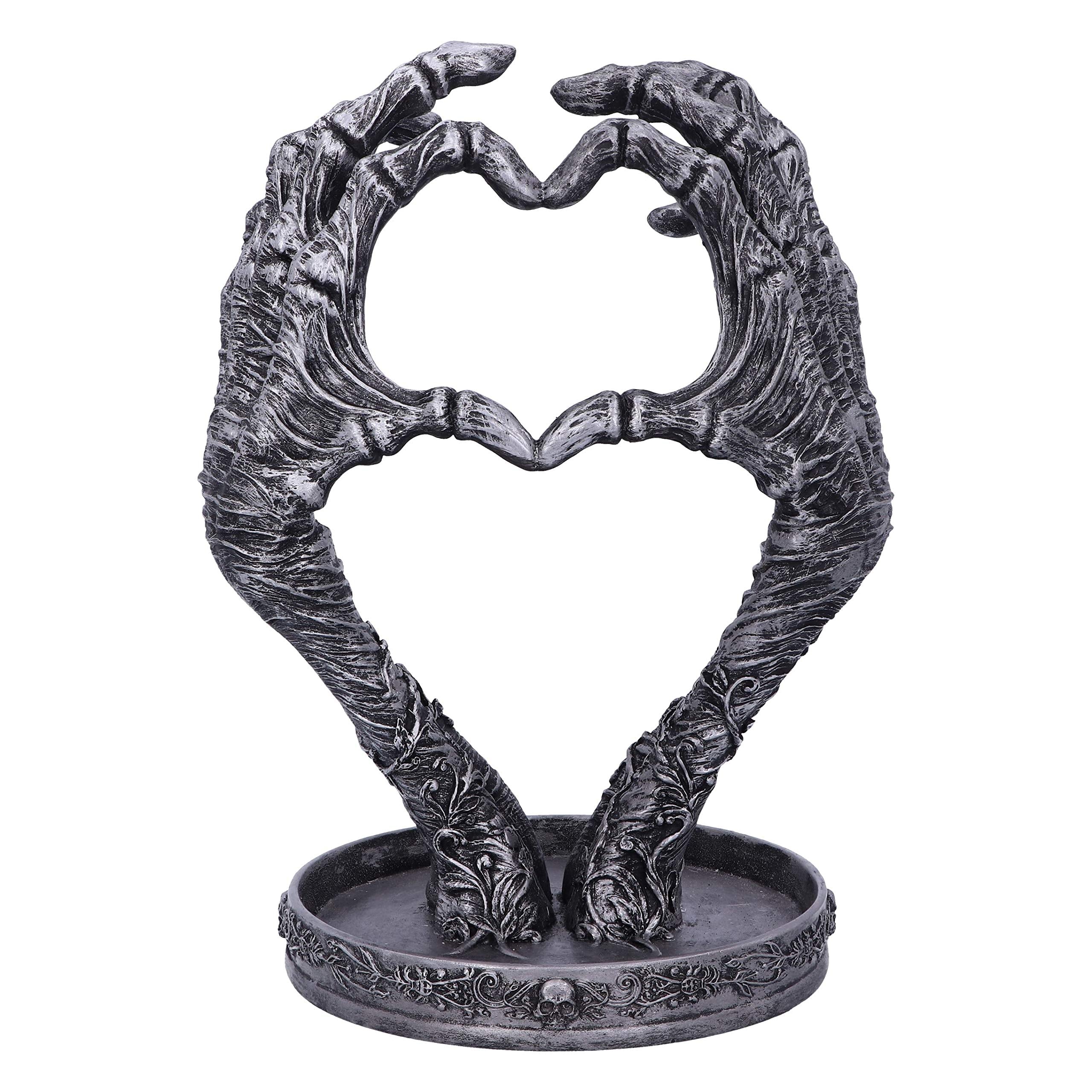 Gothic Mummified Love Heart Hands Jewellery Dish Holder