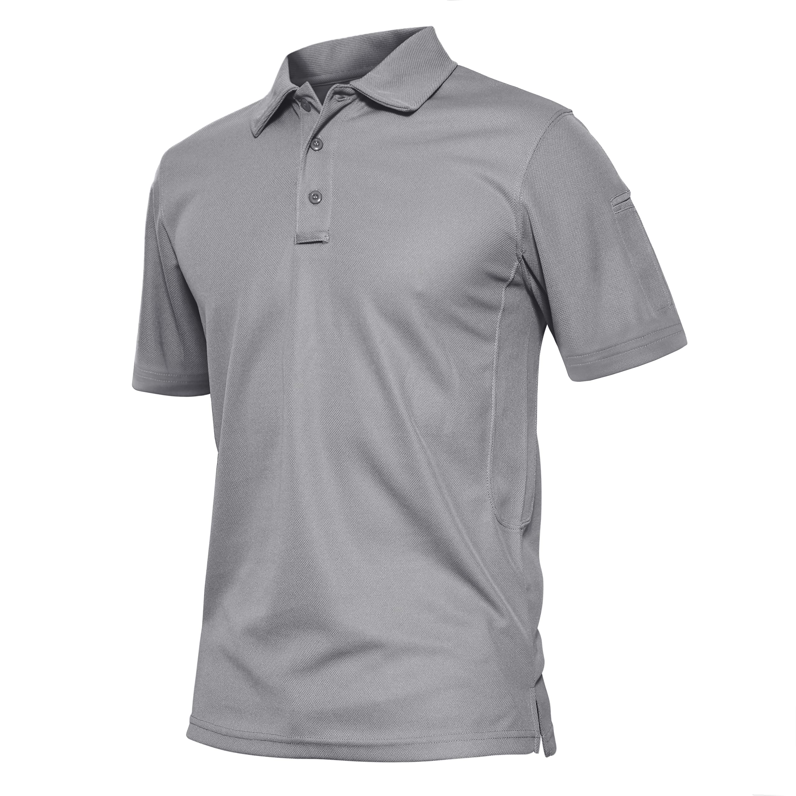 TACVASEN Men's Breathable Golf Polo Shirt Quick Dry Short Sleeve Casual Work Polo T-Shirt