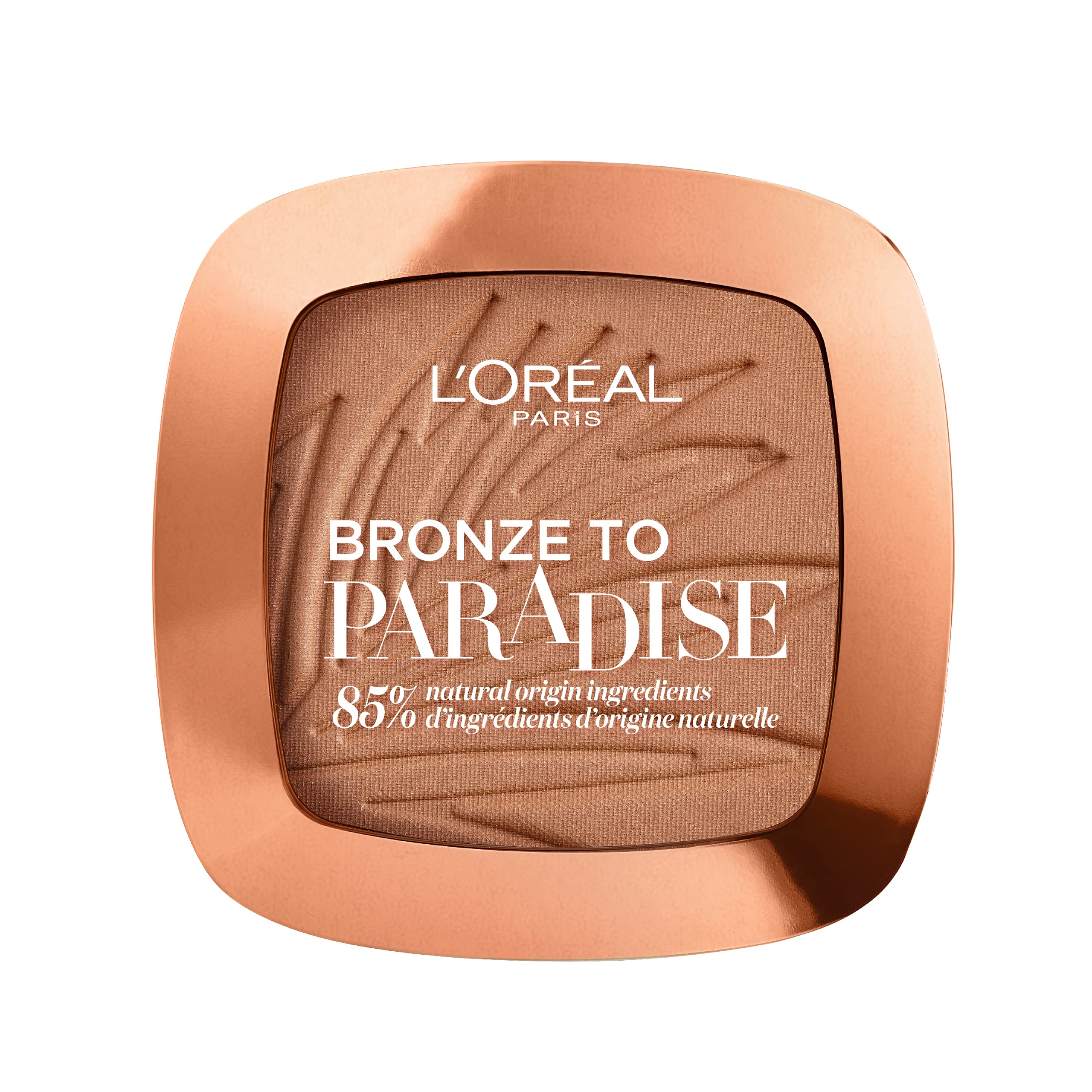 L'Oreal Paris Bronzer 01 - Matte Bronzing Pressed Powder, Shimmer Free, Light - Medium, Compact Case