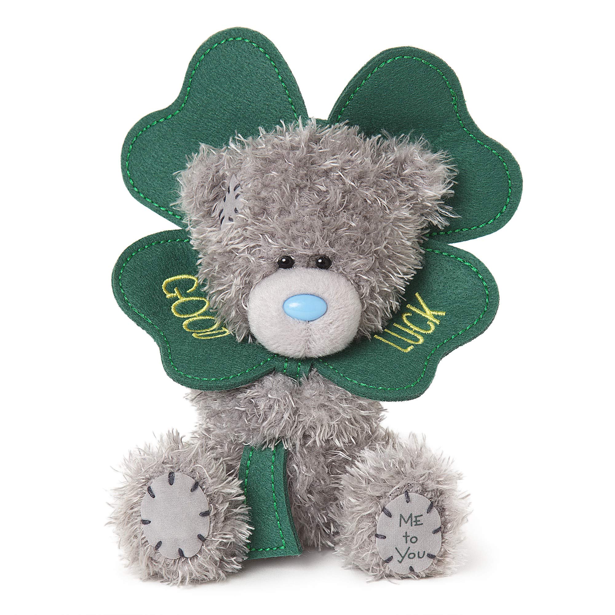 Me to You Good Luck Four Leaf Clover Tatty Teddy Gift