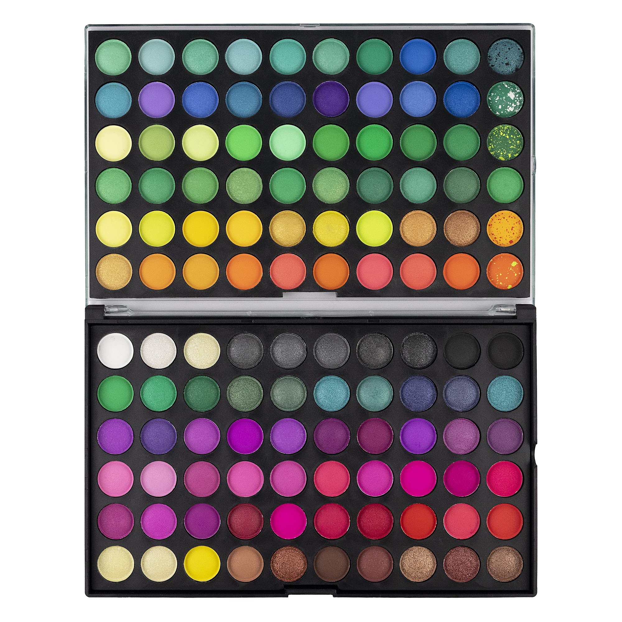 LaRoc 120 Colours Tones Eyeshadow Eye Shadow Palette Pallet Makeup Make Up Professional Pigmented Shimmer Matte MUA Artist Gift Box Set Kit, Summer Tones