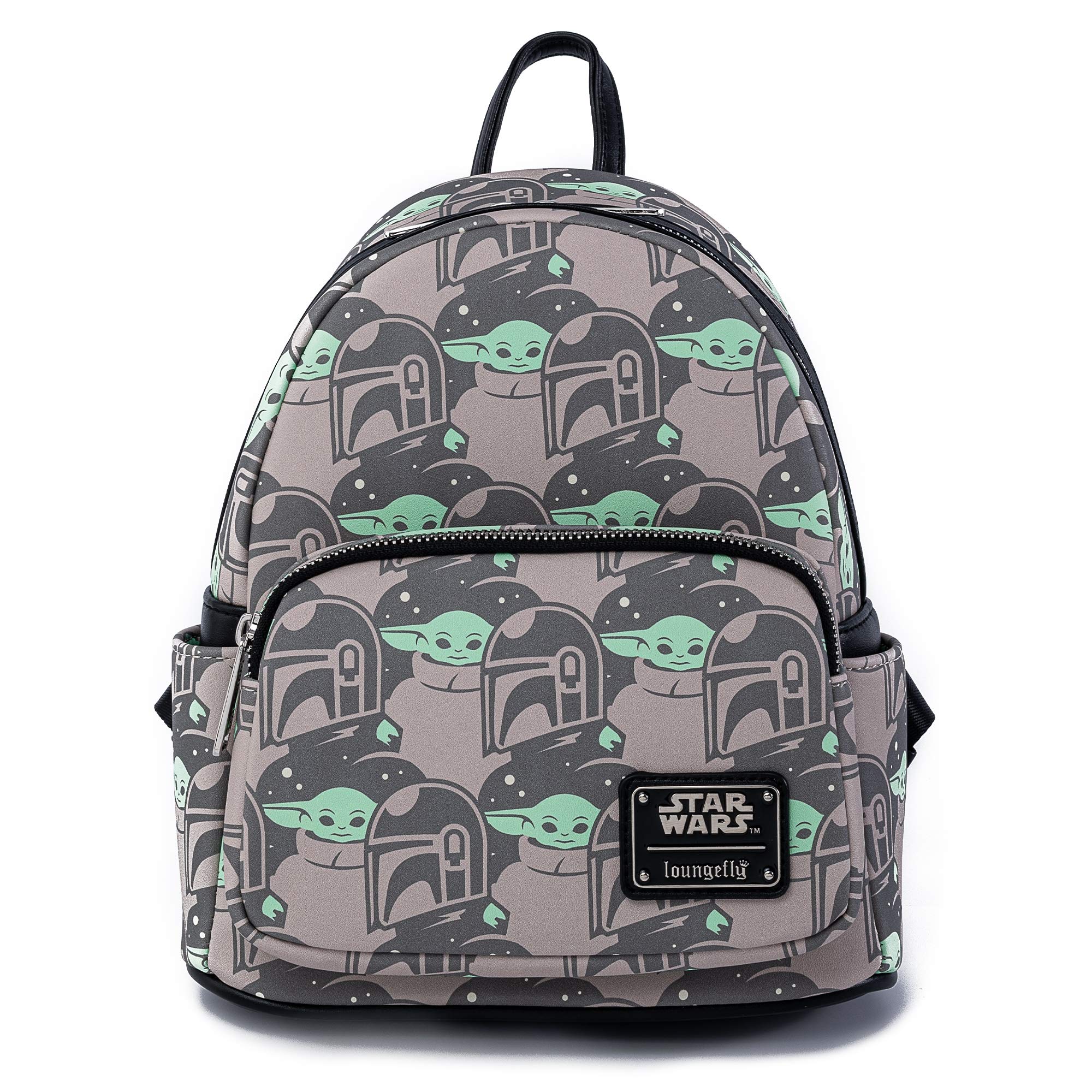 Funko Loungefly: Star Wars - The Mandolorian - The Child and Mandolorian Mini Backpack - All over print