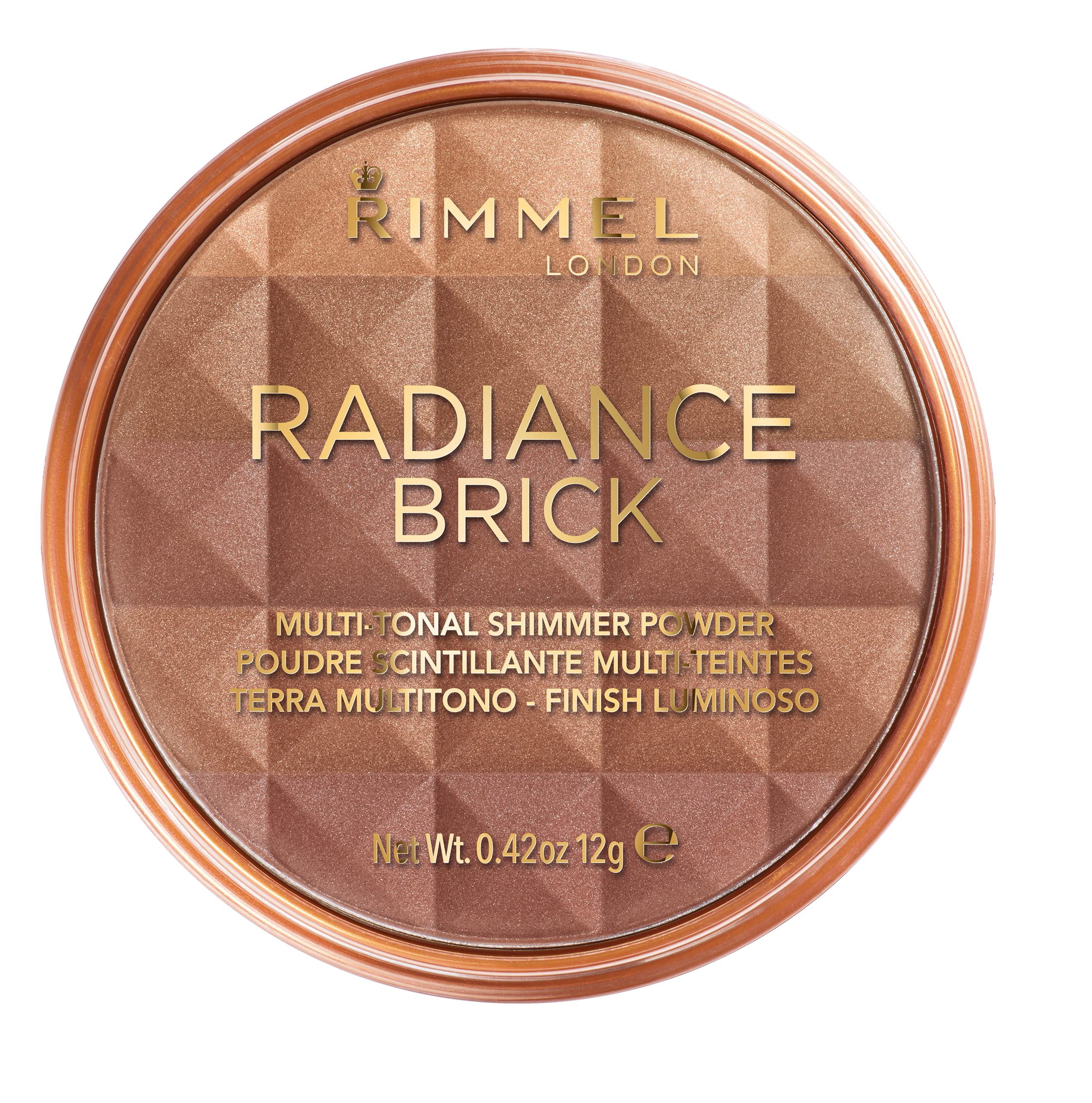 Rimmel Pressed Powder Radiance Brick 12g Dark 003