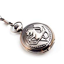 Fullmetal Alchemist Pocket Watch with Chain Box for Cosplay Accessories Anime Merch