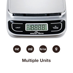 Kitchen Scale, Easy@Home Digital Food Scale with High Precision to 1g and 5 kgs Capacity, Digital Multifunction Measuring Scale, CK772