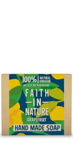 Faith In Nature Natural Dragon Fruit Shampoo Bar, Revitalising, Vegan and Cruelty Free, No SLS or Parabens, For Normal to Dry Hair, 85 g