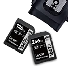 Lexar Professional 1667x 128GB SDXC UHS-II Card, Up To 250MB/s Read, for Professional Photographer, Videographer, Enthusiast (LSD128CB1667)