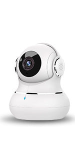Home Security Camera Indoor[2022 New]Security Wifi Camera Indoor Pet Camera-1080P Pan/Tilt Dog Camera with 360° Rotational Views/2-Way Audio/Smart Detection/Night Vision/SD Storage/Device Sharing