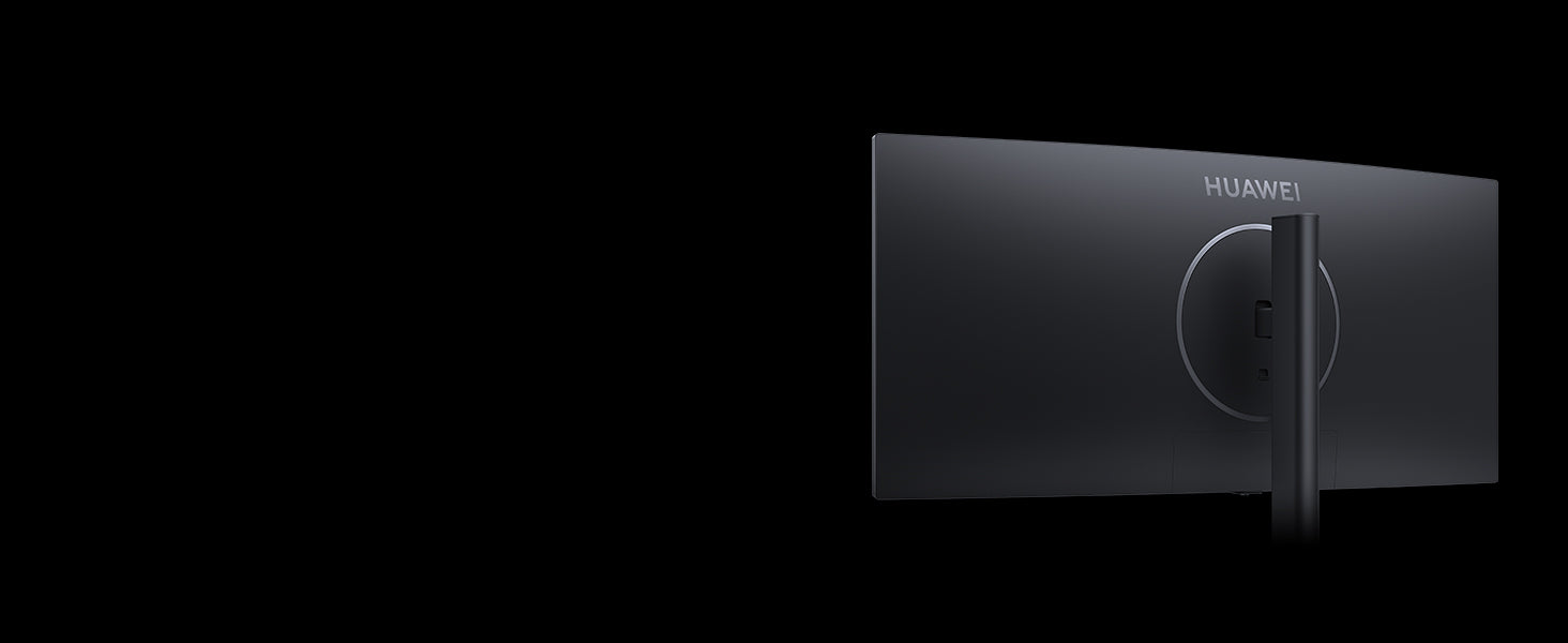 HUAWEI MateView GT 34'' Ultrawide Curved Gaming Monitor, 165Hz, 21:9 WQHD 3440 x 1440, 3K+, 1500R, Cinema-Level P3 Colour, 1.07 Billion Colours, HDR, TÜV Rheinland, 5-Way Joystick, HDMI, DP, Black