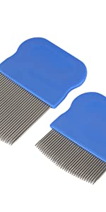 Head Lice Comb, Acu-Life Short Pin Comb for Head Lice Treatment, Nit Free Comb