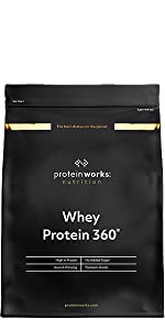 Protein Works - Whey Protein 360 Powder | High Protein Shake | No Added Sugar & Low Fat | Protein Blend | Choc Hazelnut Heaven | 2.4 Kg