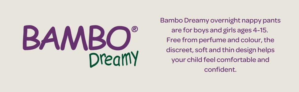 Bambo Nature Dreamy Boy Premium Night Pants, Aged 8-15 Size Large (77-110 lb/35-50 kg) Pack of 10