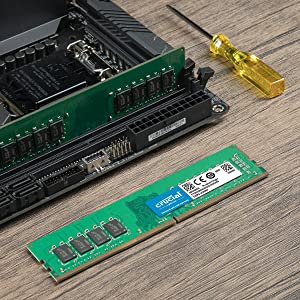 Crucial RAM CT8G4DFRA32A 8GB DDR4 3200MHz CL22 (or 2933MHz or 2666MHz) Desktop Memory
