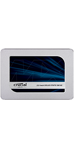 Crucial CT500X6SSD9 X6 500GB Portable SSD – Up to 540 MB/s – USB 3.2 – External Solid State Drive, USB-C