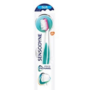 Sensodyne Pronamel Regime Kit | 3x Sensodyne Pronamel Gentle Whitening Cool Mint Toothpaste 75 ml and 1x Pronamel Toothbrush | Daily Oral And Enamel Care Regimen