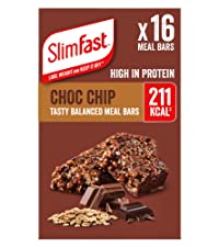 SlimFast Balanced Meal Shake, Healthy Shake for Balanced Diet Plan with Vitamins and Minerals, High in Fibre, Café Latte Flavour, 16 Servings, 584 g