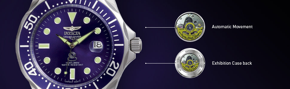 Invicta Grand Diver 3045 Men's Automatic Watch 47 mm