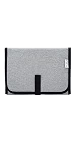 Baby Portable Nappy Changing Mat, Diaper Bag,Travel Pad Station Grey by Comfy Cubs