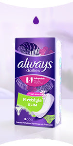 Always Dailies Panty Liners, Fresh & Protect, Normal, 240 Liners (60 x 4 Packs), SAVING PACK, Odour Neutraliser, Absorbent Core