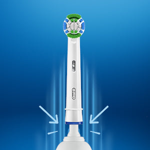 Oral-B Precision Clean Electric Toothbrush Head with CleanMaximiser Technology, Excess Plaque Remover, Pack of 4, White