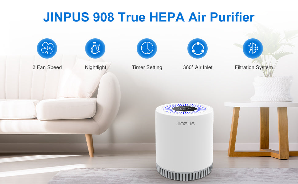 Jinpus air 2024 purifier 908