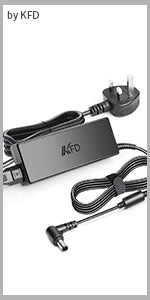 KFD 12V Laptop Charger for Jumper EZbook X3 S4 X4 EZbook 3Pro 3S S4 V3 V4 A5 Jumper EZpad 6 Pro Medion Akoya S2218 2217 E2213 E2221T Trekstor Primebook C13 P14 C11 Teclast F15 F7 Power Supply Adapter
