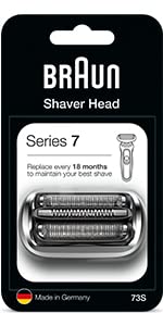 Braun Series 9 92M Electric Shaver Head Replacement - Silver - Compatible with Series 9